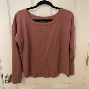 Abercrombie waffle knit shirt